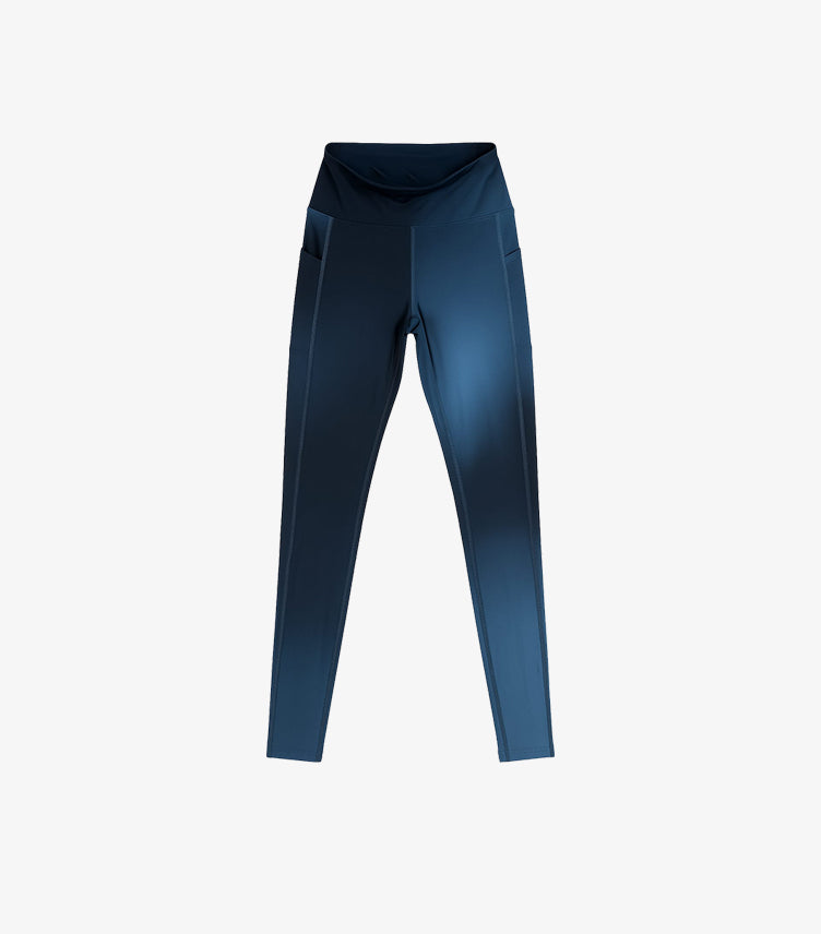 M&S TIGHTS IN A BLUE COLOR GRADIENT WITH THIGH POCKETS