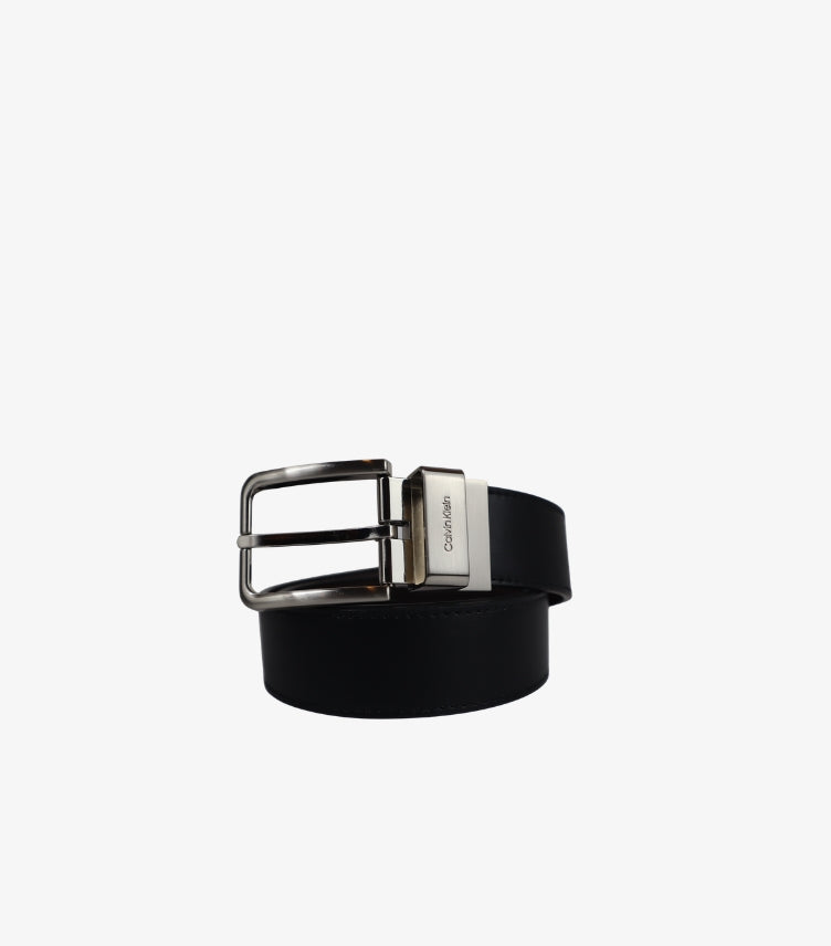 CALVIN KLEIN MEN’S REVERSIBLE MATTE PLAQUE BELT