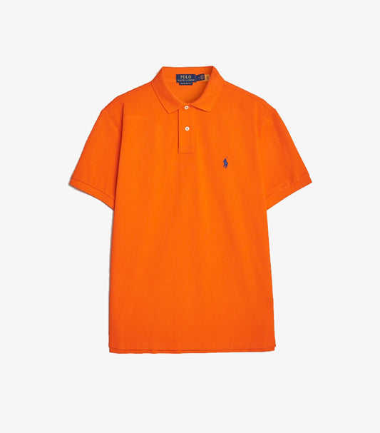 POLO RALPH LAUREN CUSTOM SLIM FIT POLO SAILING ORANGE