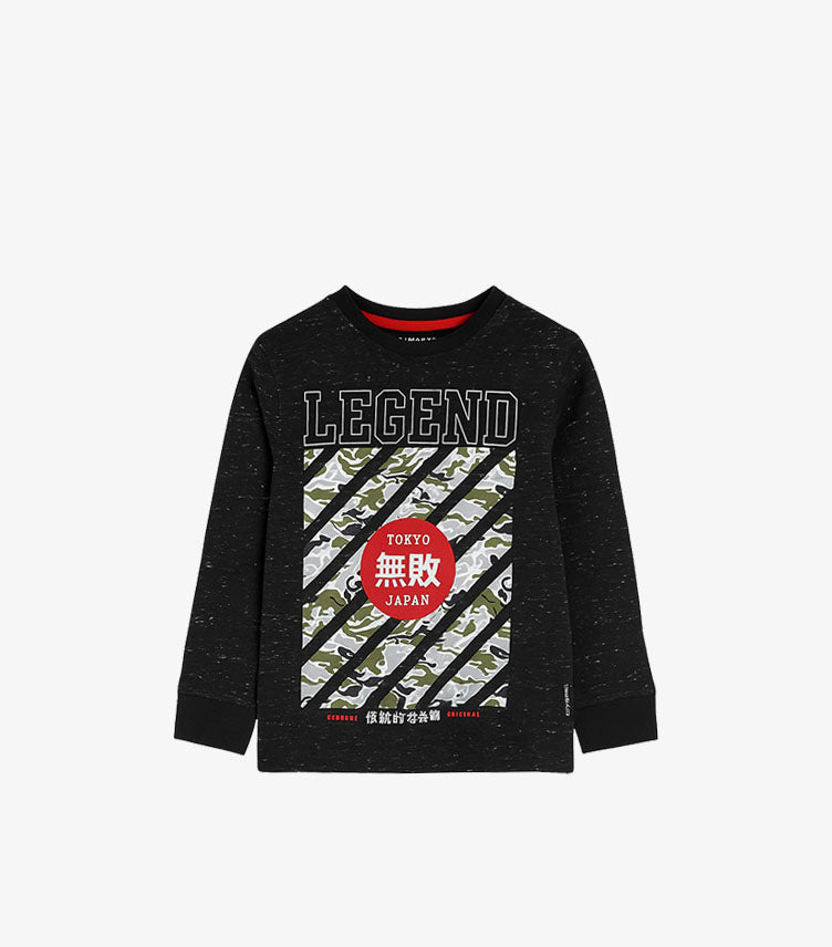 PRIMARK BLACK CREW-NECK SWEATSHIRT