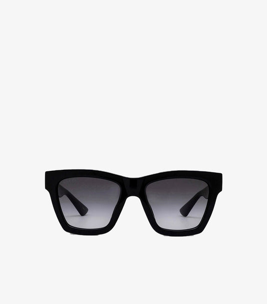 GUCCI SQUARE-FRAME BLACK SUNGLASSES WITH GRADIENT LENSES