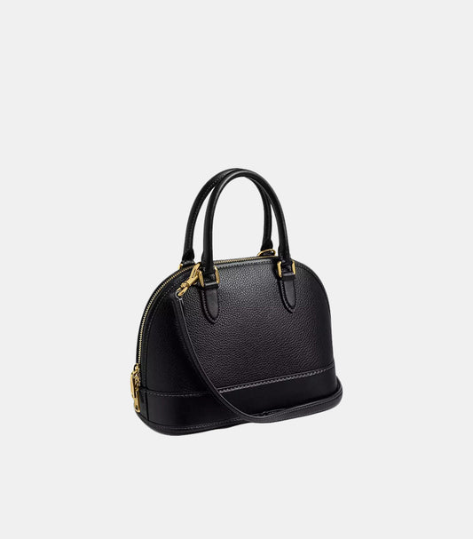 COACH SABRINA SATCHEL BAG - BLACK