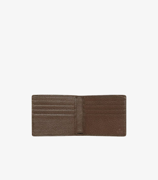 GUCCI MEN’S JUMBO GG CANVAS BI-FOLD WALLET – BEIGE & BROWN
