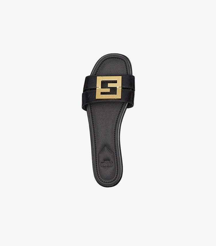 FENDI F FOLD LEATHER FLAT