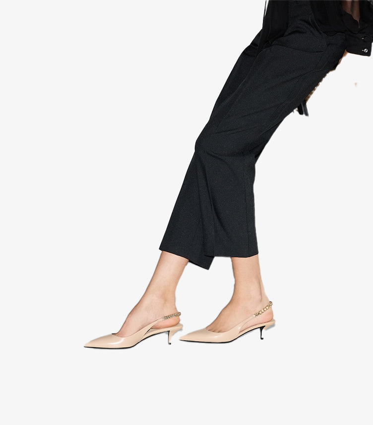 GUCCI SIGNORIA SLINGBACK PUMP HEEL