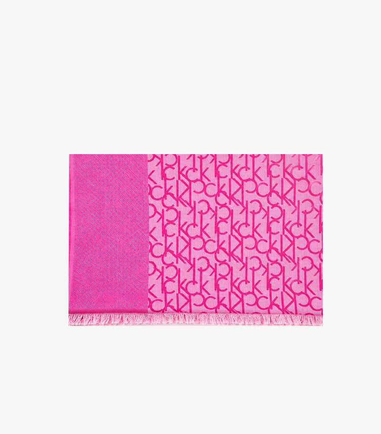 CALVIN KLEIN MONOGRAM SCARF