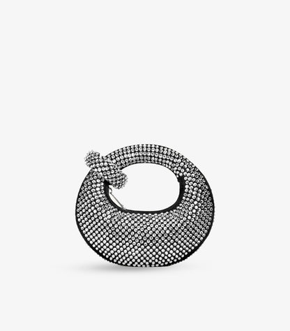 JW PIE ABACUS ARTIFICIAL CRYSTAL MINI TOP HANDLE BAG