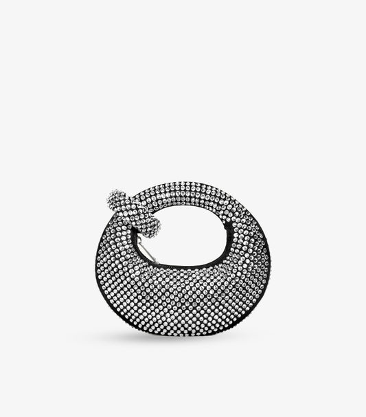 JW PIE ABACUS ARTIFICIAL CRYSTAL MINI TOP HANDLE BAG