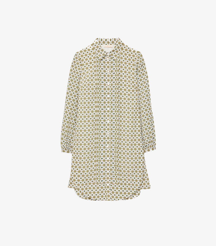 TORY BURCH CORA PRINTED SHIRT DRESS
