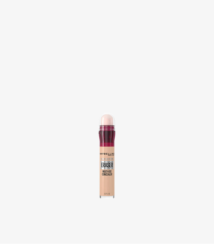 Maybelline Instant Age Rewind Eraser Multi-Use Concealer in Shade 115 with cushion-tip applicator on white background