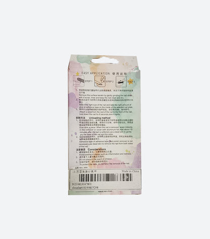 SHEIN NAIL NINA MATTE BLACK PRESS-ON NAILS