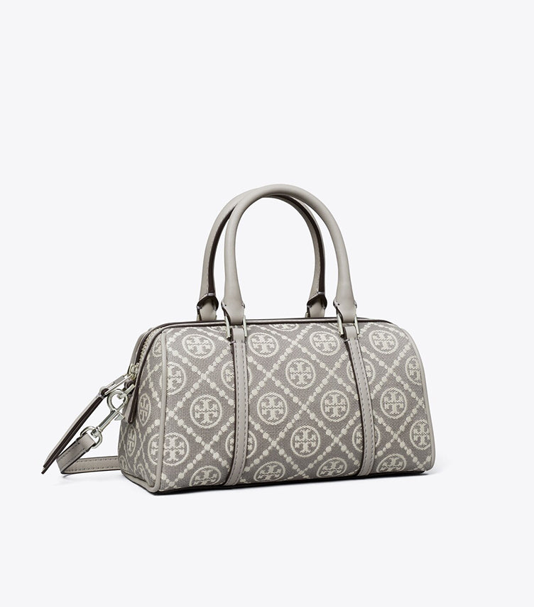 TORY BURCH T MONOGRAM UTILITY MINI BARREL BAG
