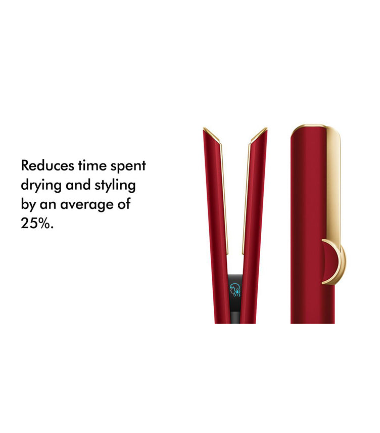 DYSON AIRSTRAIT™ DRYER AND STRAIGHTENER (RED VELVET/GOLD)