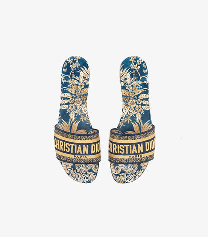 CHRISTIAN DIOR CANVAS PRINTED SLIDES