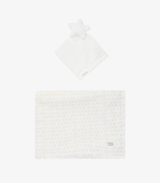 DKNY JEANS STAR BABY BLANKET AND LOVIE SET