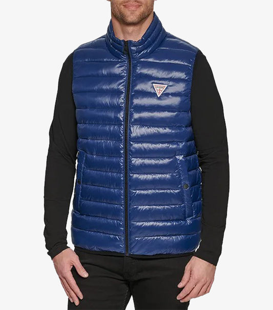 GUESS MEN'S ESSENTIAL LIGHT WEIGHT TRANSITIONAL VEST