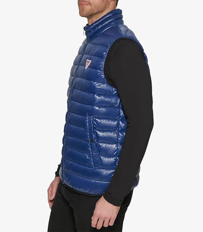 GUESS MEN'S ESSENTIAL LIGHT WEIGHT TRANSITIONAL VEST