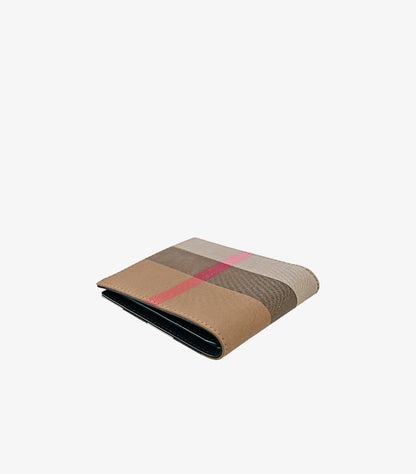 BURBERRY CHECK BIFOLD WALLET