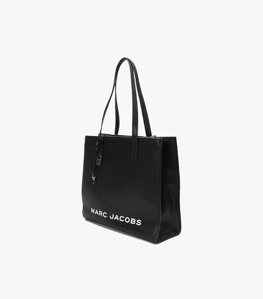 MARC JACOBS GRIND LEATHER BIG TOTE BAG