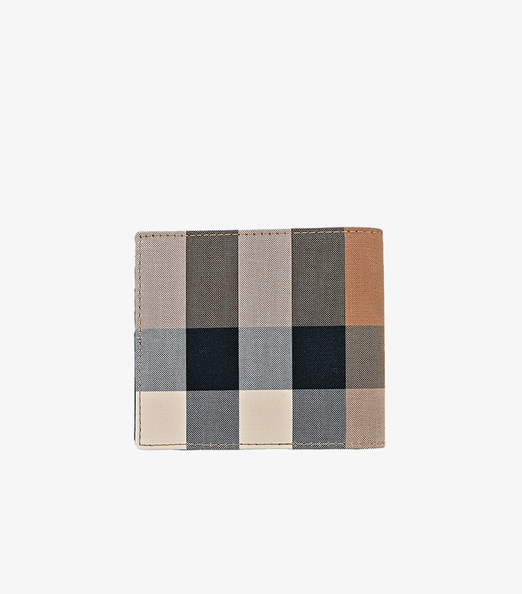 BURBERRY CHECK BIFOLD WALLET