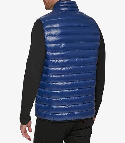 GUESS MEN'S ESSENTIAL LIGHT WEIGHT TRANSITIONAL VEST