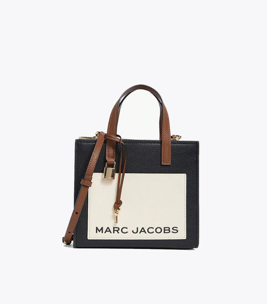 MARC JACOBS LEATHER MINI TOTE BAG
