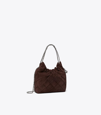 TORY BURCH MINI FLEMING SOFT HOBO BAG