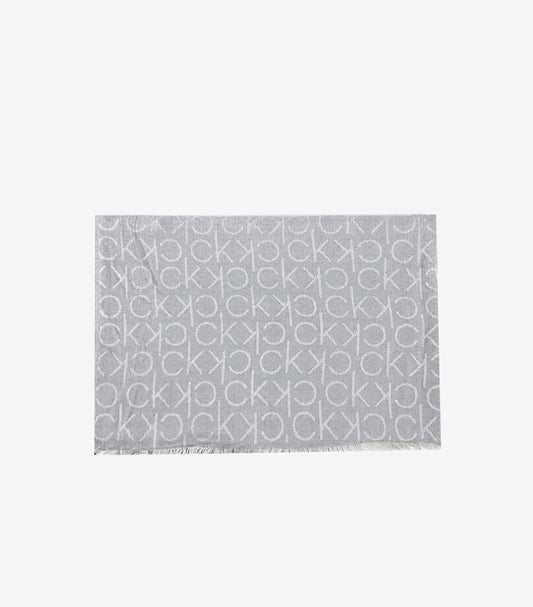 CALVIN KLEIN WOMEN’S MONOGRAM LOGO PASHMINA SCARF