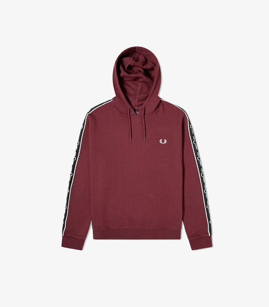 FRED PERRY AUTHENTIC TAPED SLEEVE POPOVER HOODY