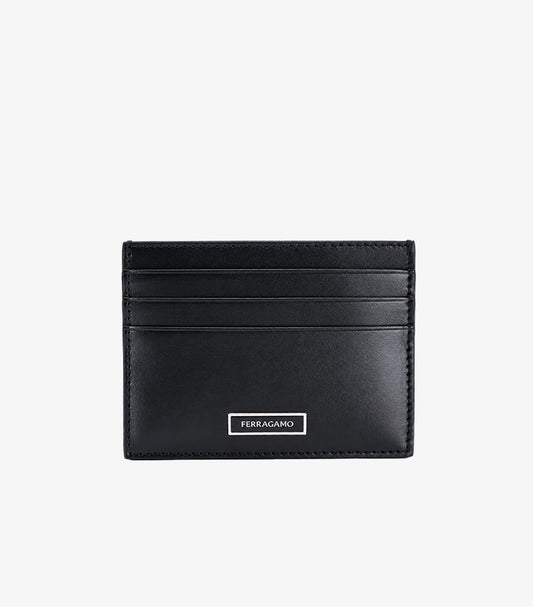 FERRAGAMO LEATHER CARD HOLDER