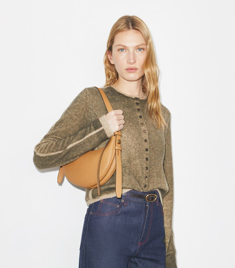 TORY BURCH ROMY HALF MOON BAG