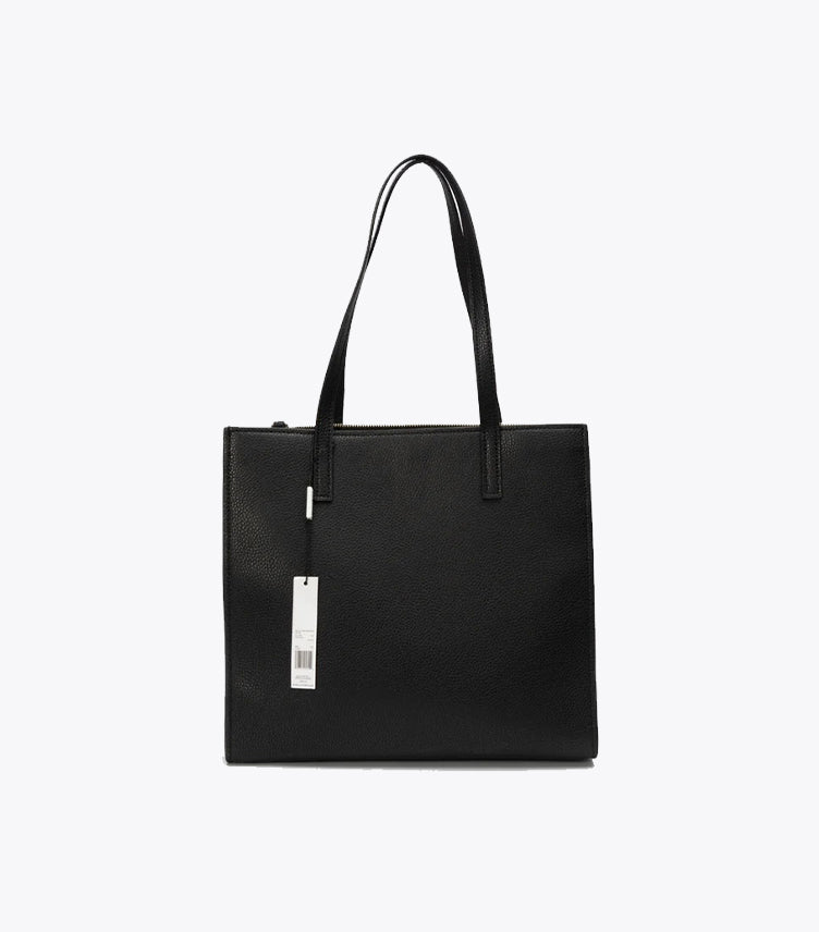 MARC JACOBS GRIND LEATHER BIG TOTE BAG