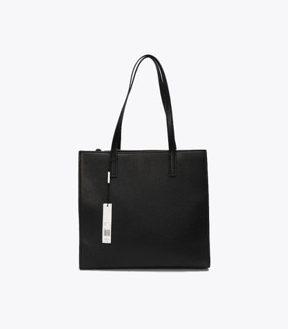 MARC JACOBS GRIND LEATHER BIG TOTE BAG