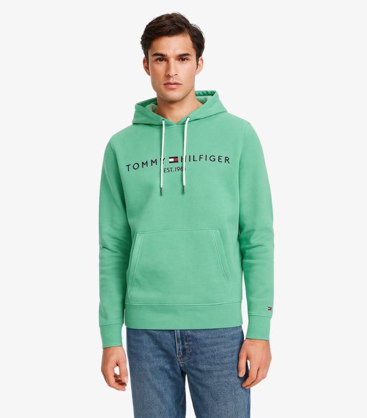 TOMMY HILFIGER LOGO EMBROIDERY HOODIE