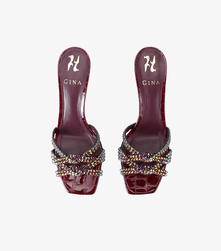 GINA LEATHER TWYLA HEEL