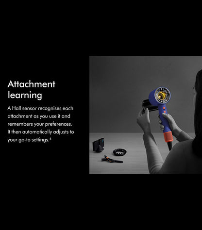 DYSON SUPERSONIC NURAL™ HAIR DRYER IN VINCA BLUE PATINA AND TOPAZ