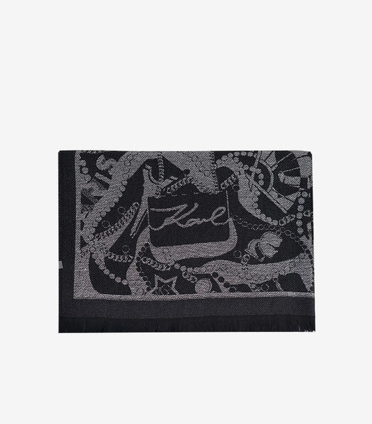 KARL LEGERFELD SHIMMER SCARF