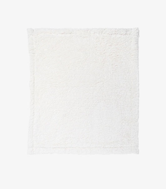 DKNY BABY SHERPA FLEECE HEART BLANKET IN PINK