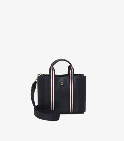 TOMMY HILFIGER WOMEN’S ESSENTIAL STRIPED CROSSBODY TOTE BAG
