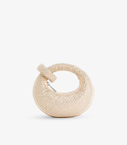 JW PIE ABACUS ARTIFICIAL CRYSTAL MINI TOP HANDLE BAG