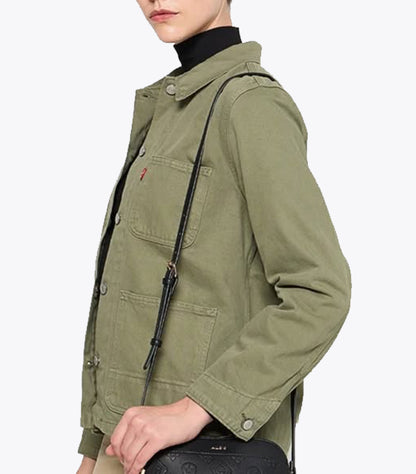 ALDO CROSSBODY BAG WITH AN EMBOSSED MONOGRAM LOGO PATTERN