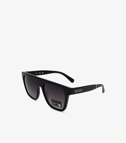 GUESS BLACK OVERSIZED SQUARE SUNGLASSES