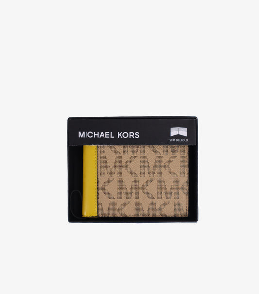 MICHAEL KORS MEN’S MK LOGO SLIM BILLFOLD WALLET