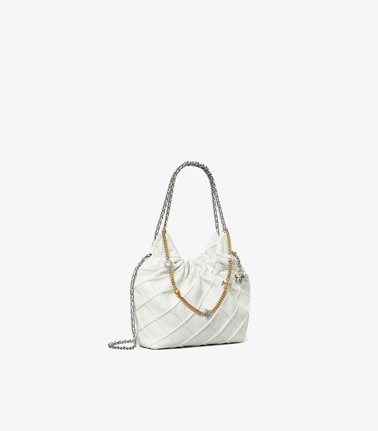 TORY BURCH MINI FLEMING SOFT HOBO BAG