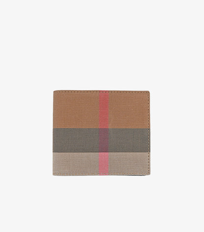 BURBERRY CHECK BIFOLD WALLET