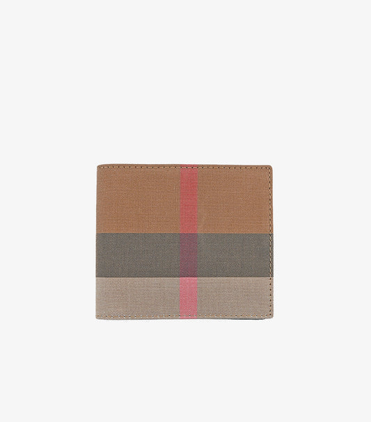 BURBERRY CHECK BIFOLD WALLET