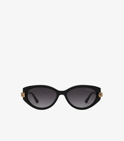 GUESS BLACK OVAL SUNGLASSES