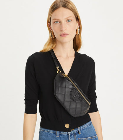 TORY BURCH FLEMING PATENT BELT BAG