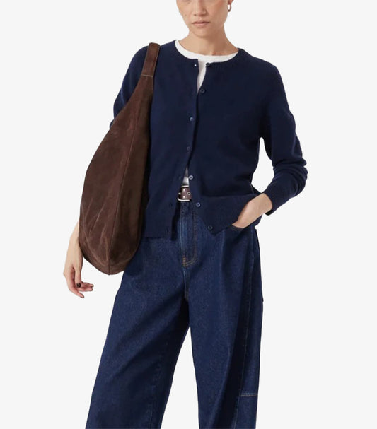 MARK SPENCER CASHMERE BUTTON THROUGH SLIM CARDIGAN