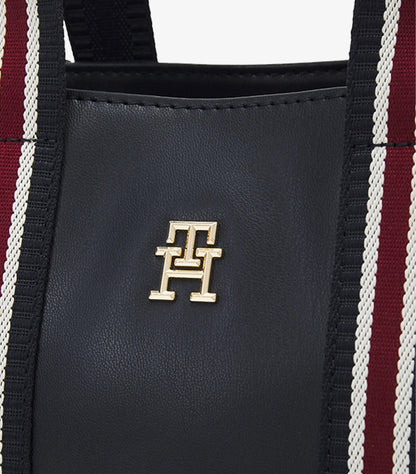 TOMMY HILFIGER WOMEN’S ESSENTIAL STRIPED CROSSBODY TOTE BAG